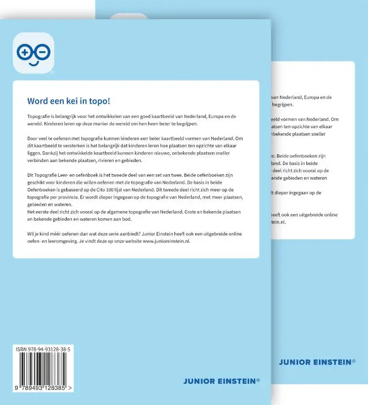 Topografie Nederland Leer- en oefenboeken Set (1 en 2)