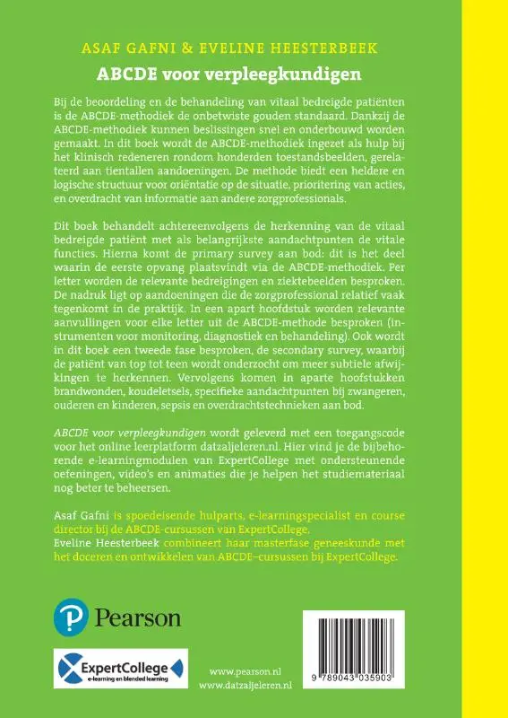 ABCDE voor verpleegkundigen met Expert College toegangscode