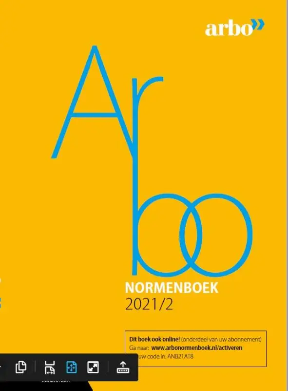 Arbonormenboek / 2021/2