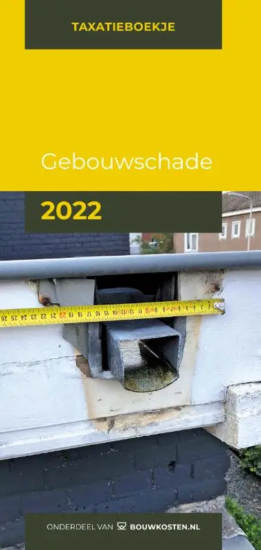 Gebouwschadeboekje 2022