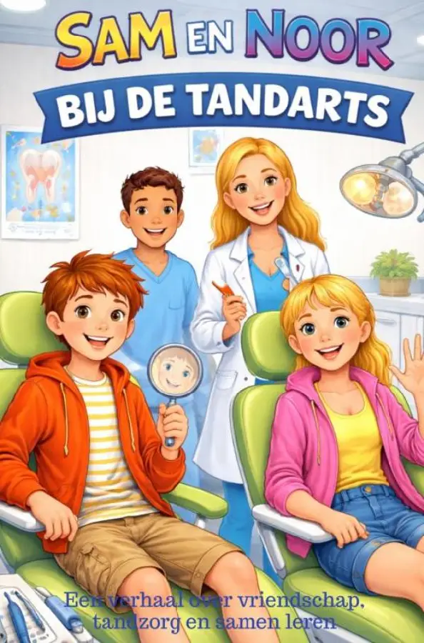Sam en Noor bij de tandarts