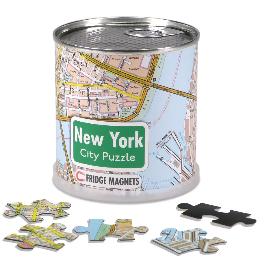 New York city puzzel magnetisch