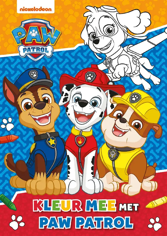 Kleur mee met PAW Patrol
