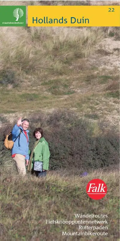 Falk Staatsbosbeheer wandelkaart 22 Hollands Duin