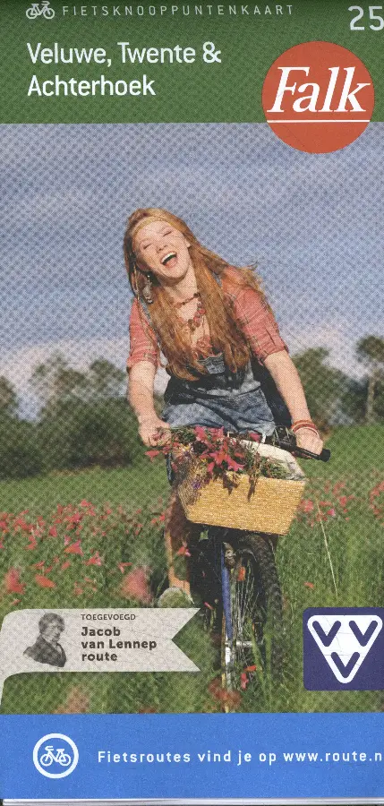 Falk Fietskaart 25. Veluwe Twente en Achterhoek