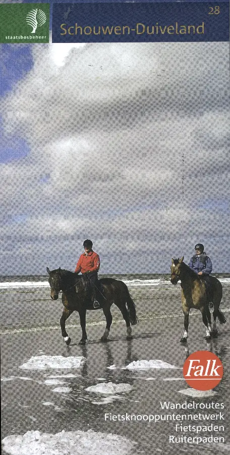 Wandelkaart Schouwen Duiveland / 28