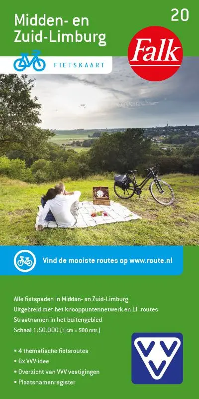 Falk VVV Fietskaart 20 Noord Limburg