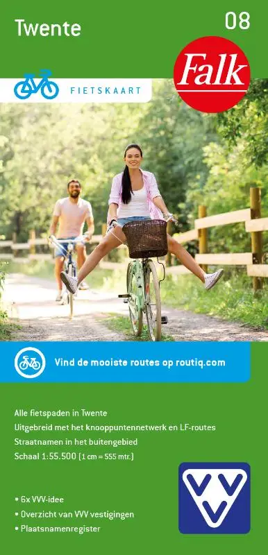 Falk VVV fietskaart 08 Twente