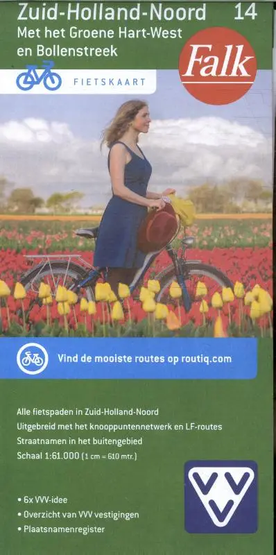Falk VVV Fietskaart 14. Zuid-Holland Noord