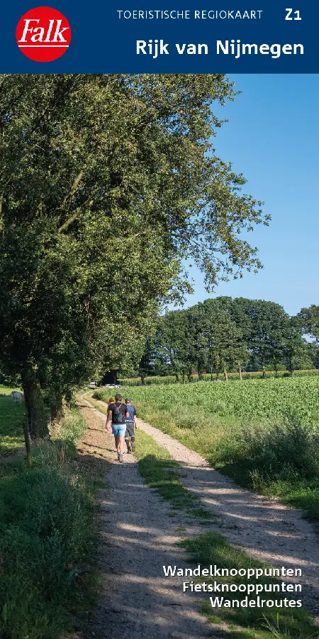 Falk Regiokaart Rijk van Nijmegen