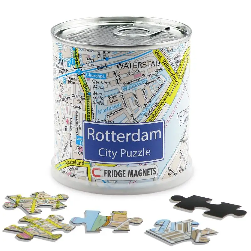 Rotterdam city puzzel magnetisch