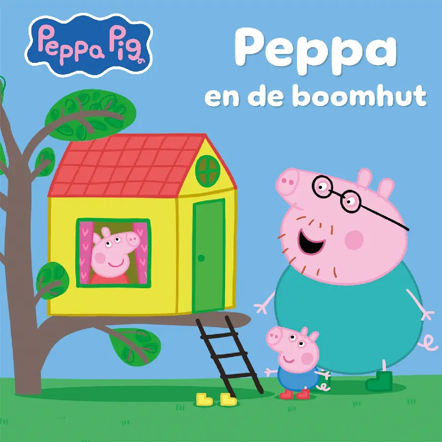 Peppa blaast bellen en Peppa en de boomhut