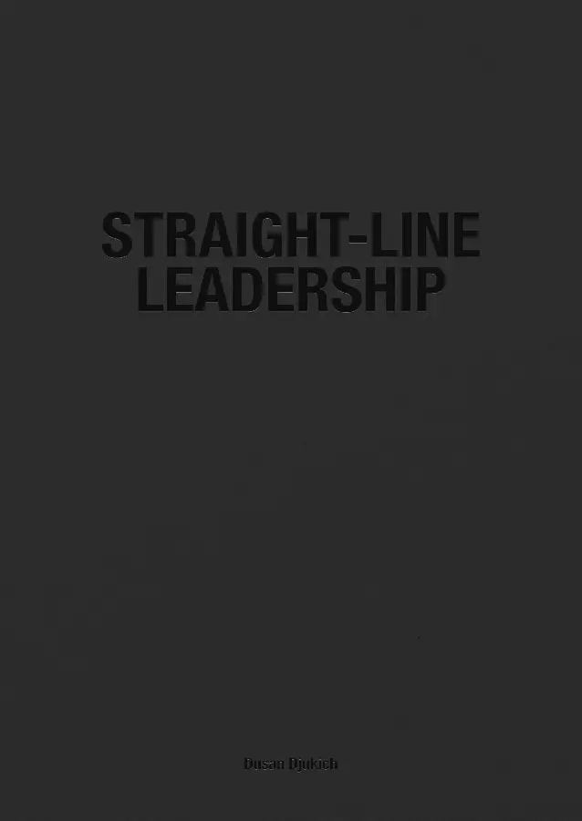 Straight-Line Leadership