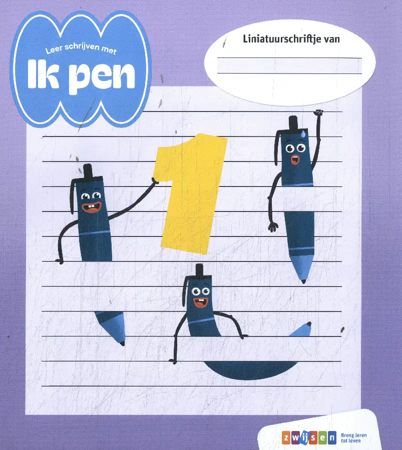1 / Leer schrijven met Ik Pen / Liniatuurschriftje