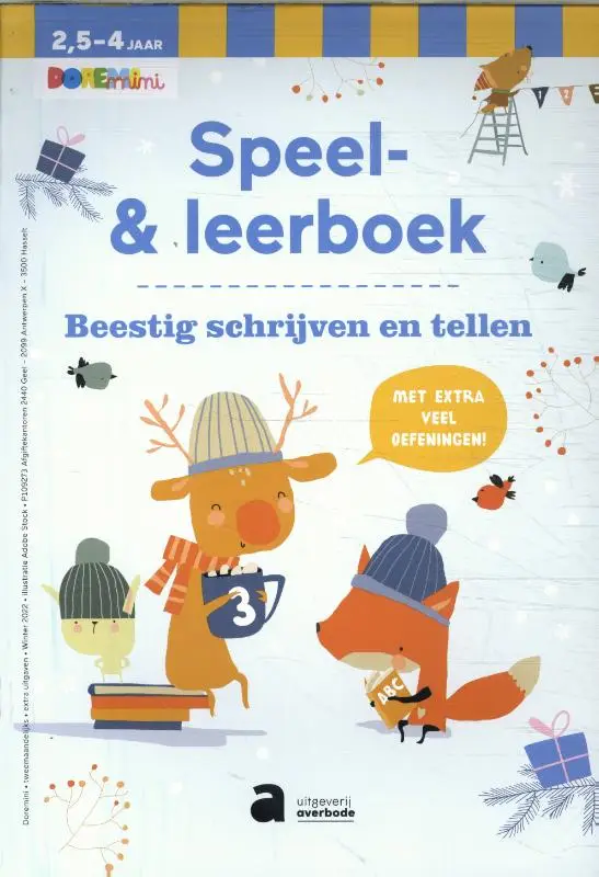 Speel- en leerboek: Beestig schrijven en tellen