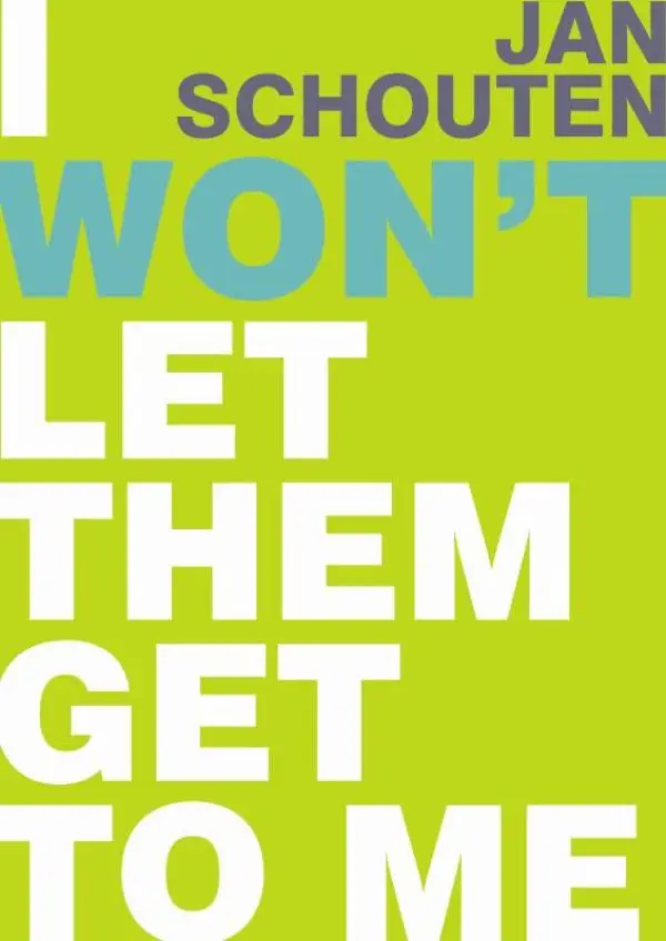 I won't let them get to me