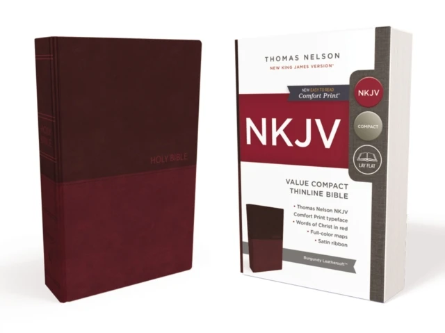 Compact Thinline Bible - Burgundy