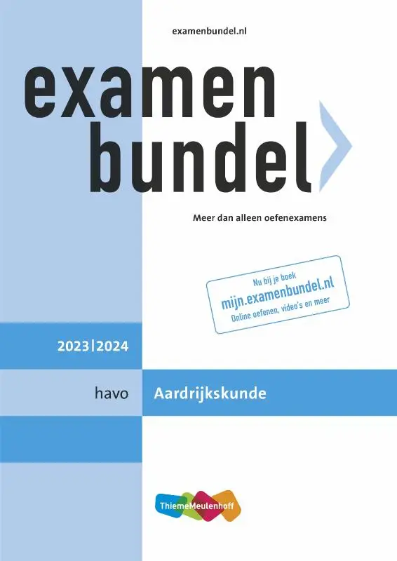 Examenbundel / havo Aardrijkskunde 2023/2024