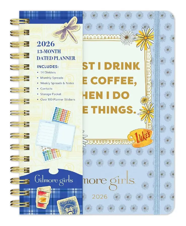 2026 Gilmore Girls 13-Month Weekly Planner