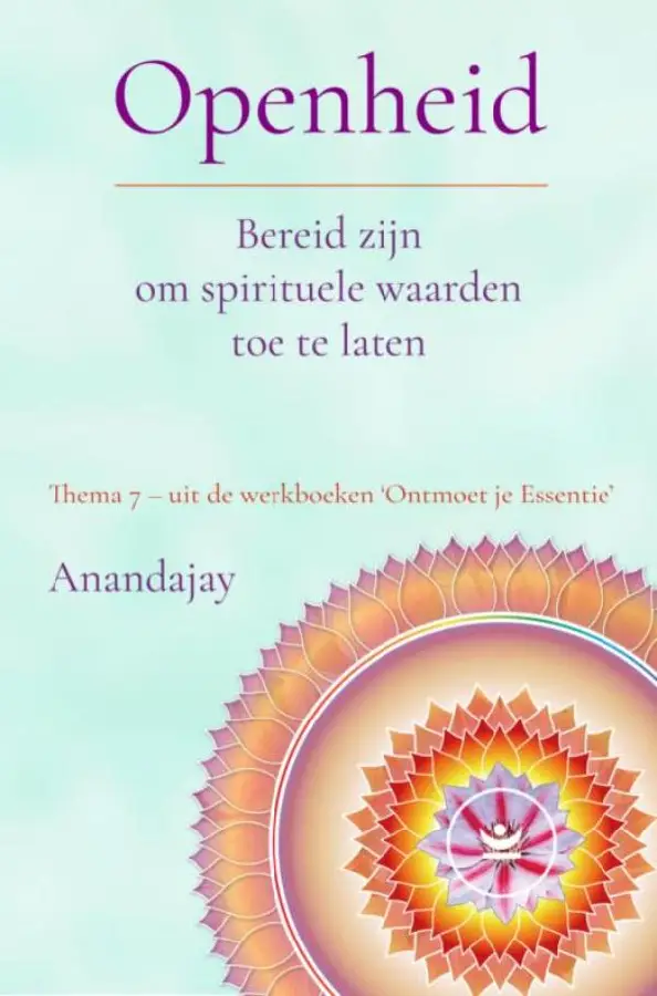 Thema 7 / Openheid: Bereid zijn om spirituele waarden toe te laten / Werkboek
