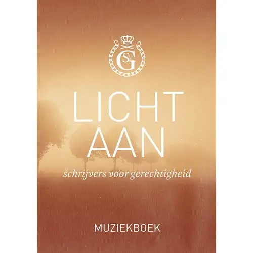 Licht aan muziekboek