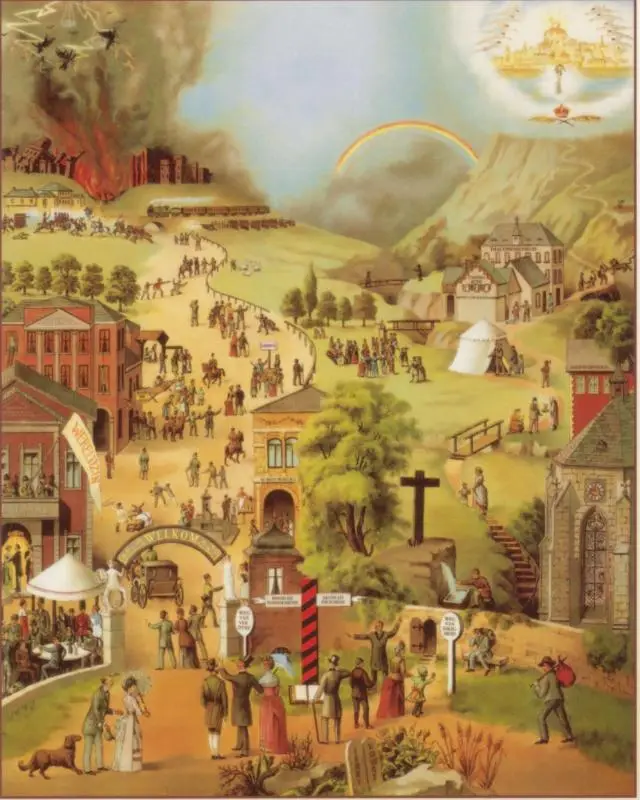 Poster brede en smalle weg poster set 5