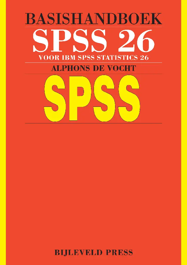 Basishandboek SPSS 26