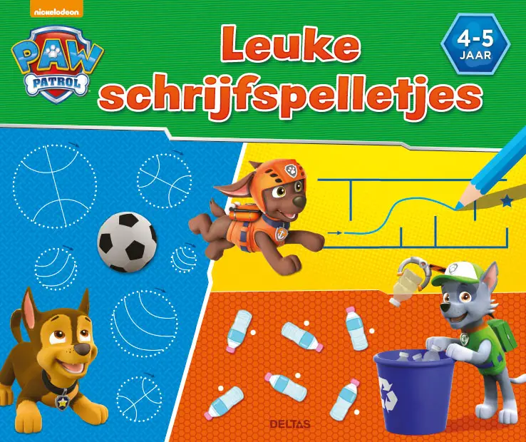 PAW Patrol leuke schrijfspelletjes / 4 - 5 jaar